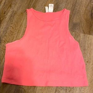 Hot pink crop top